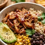 High Protein BBQ Chicken Bowl