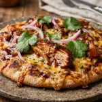 High-Protein BBQ Chicken Flatbread