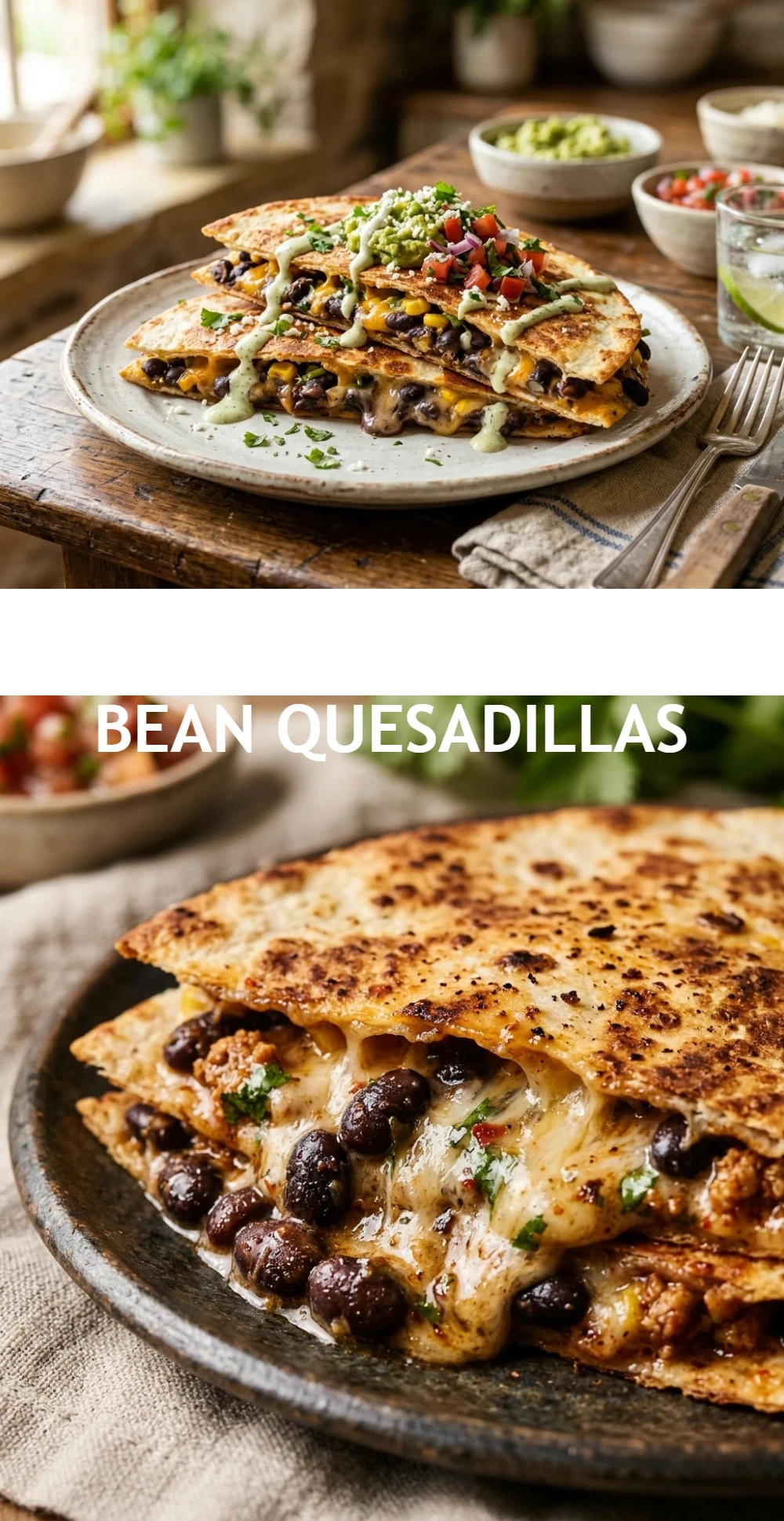 High-Protein Black Bean Quesadillas