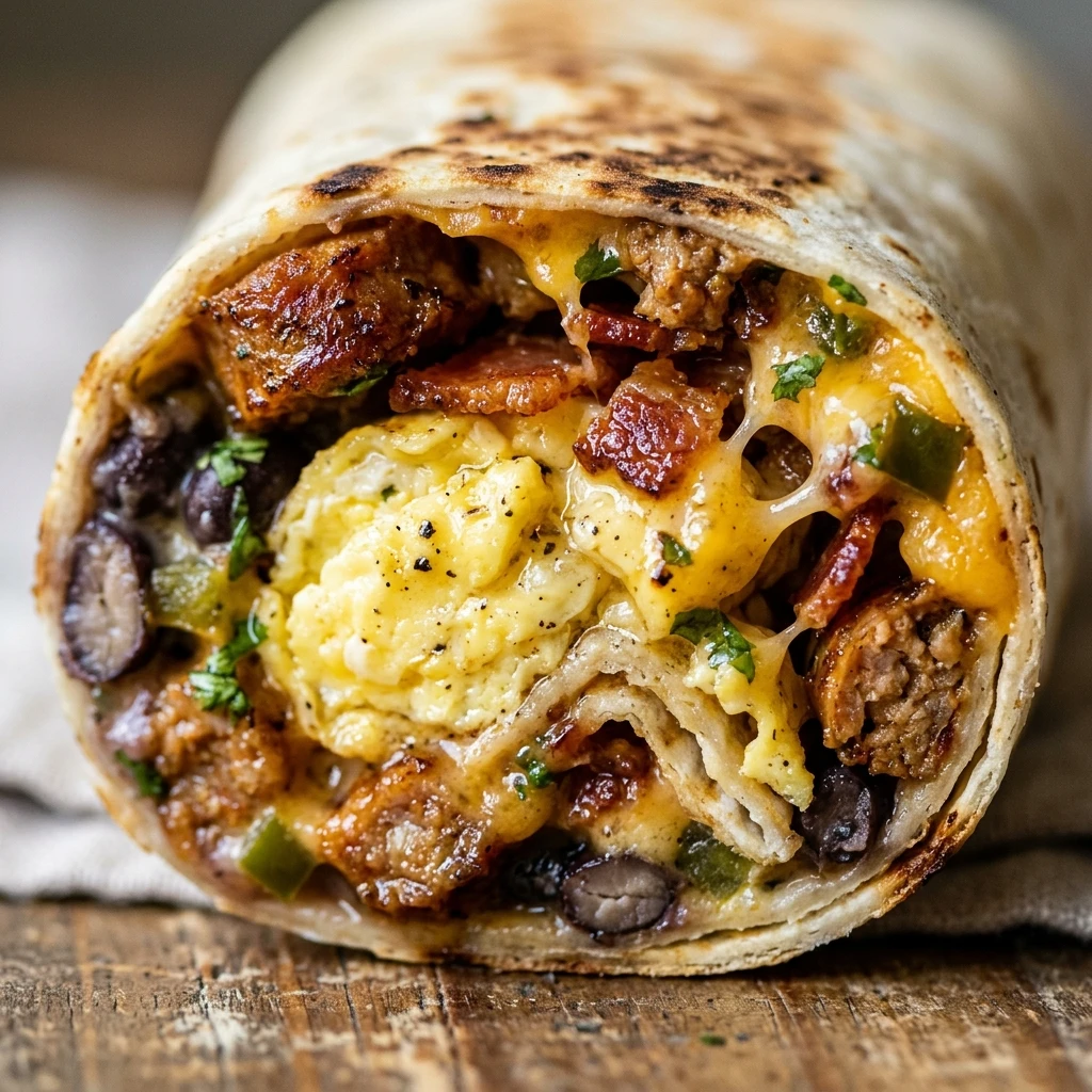 High-Protein Breakfast Burritos