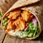 High Protein Buffalo Chicken Wraps