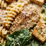 High-Protein Chicken Caesar Pasta Salad