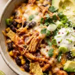 High Protein Chicken Enchilada Bowl