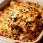 High-Protein Chicken Enchilada Casserole