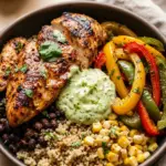 High Protein Chicken Fajita Bowl