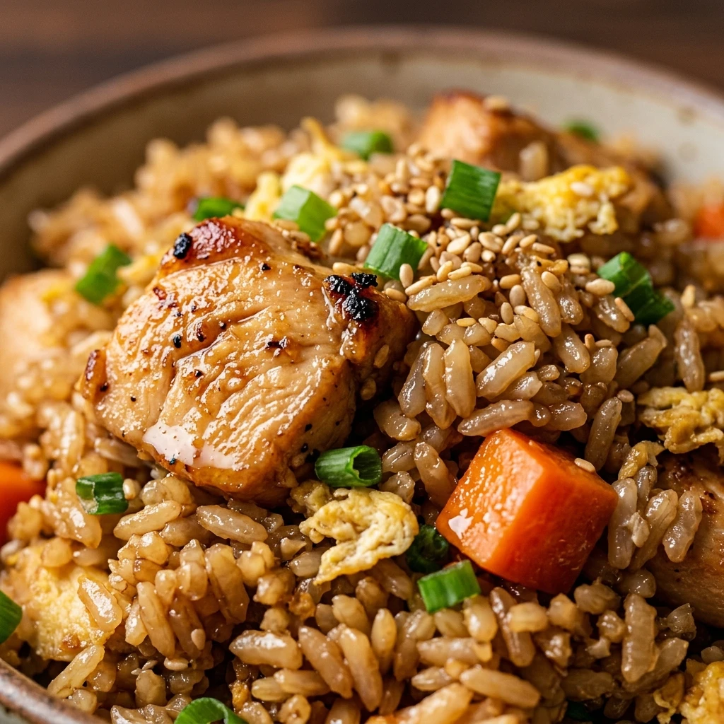 High Protein Chicken Fried Rice Healthy
