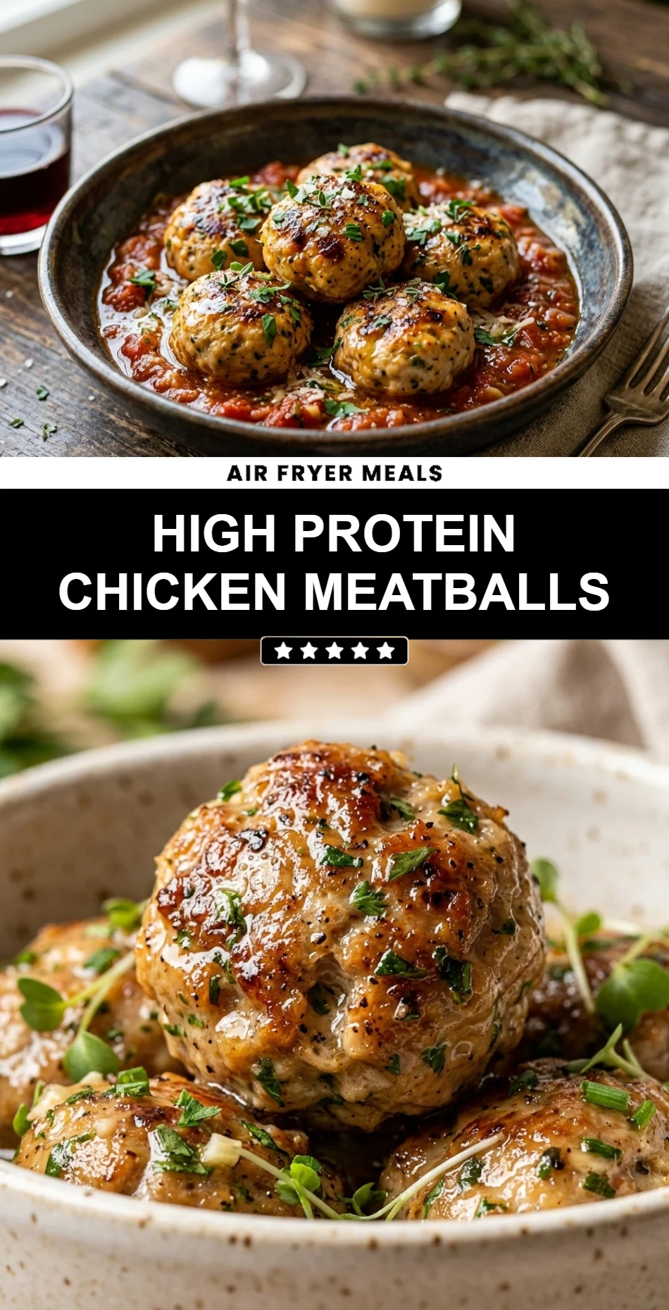 High Protein Chicken Meatballs