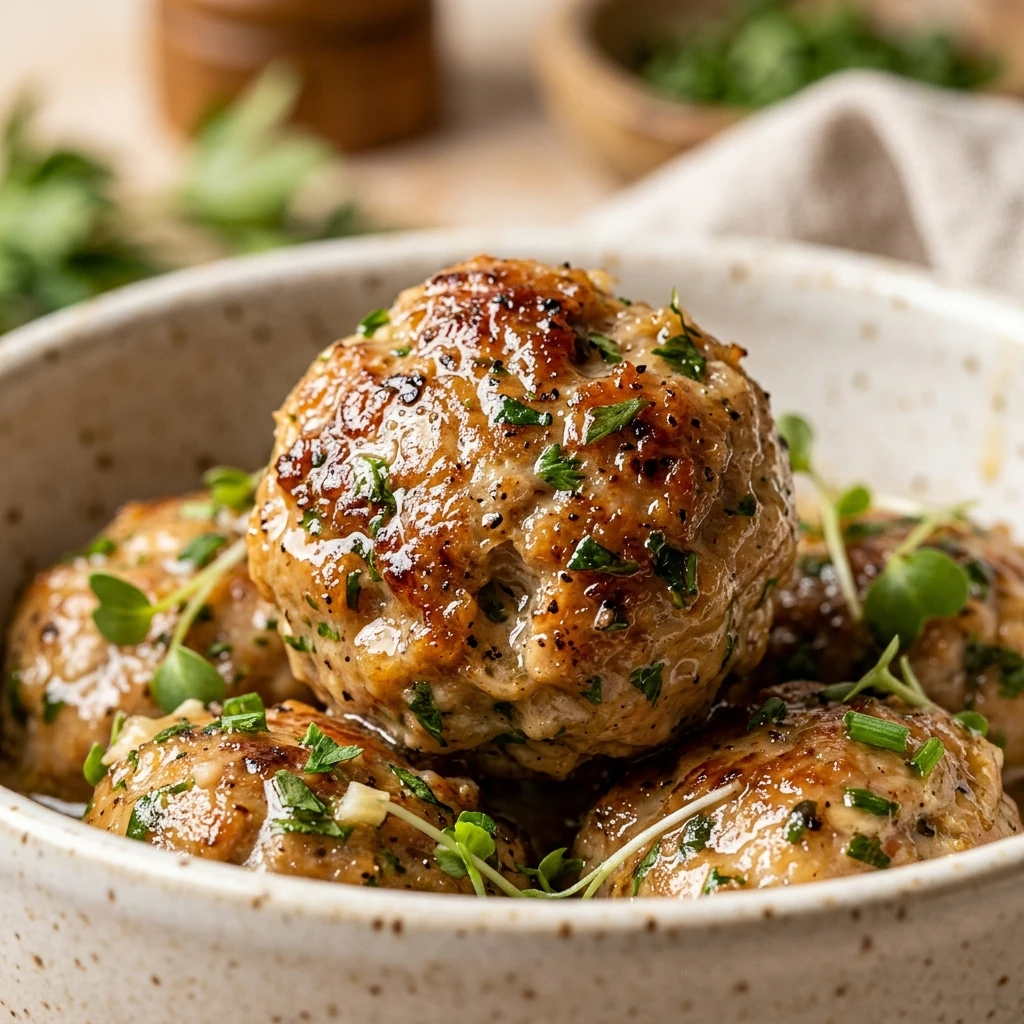 High Protein Chicken Meatballs