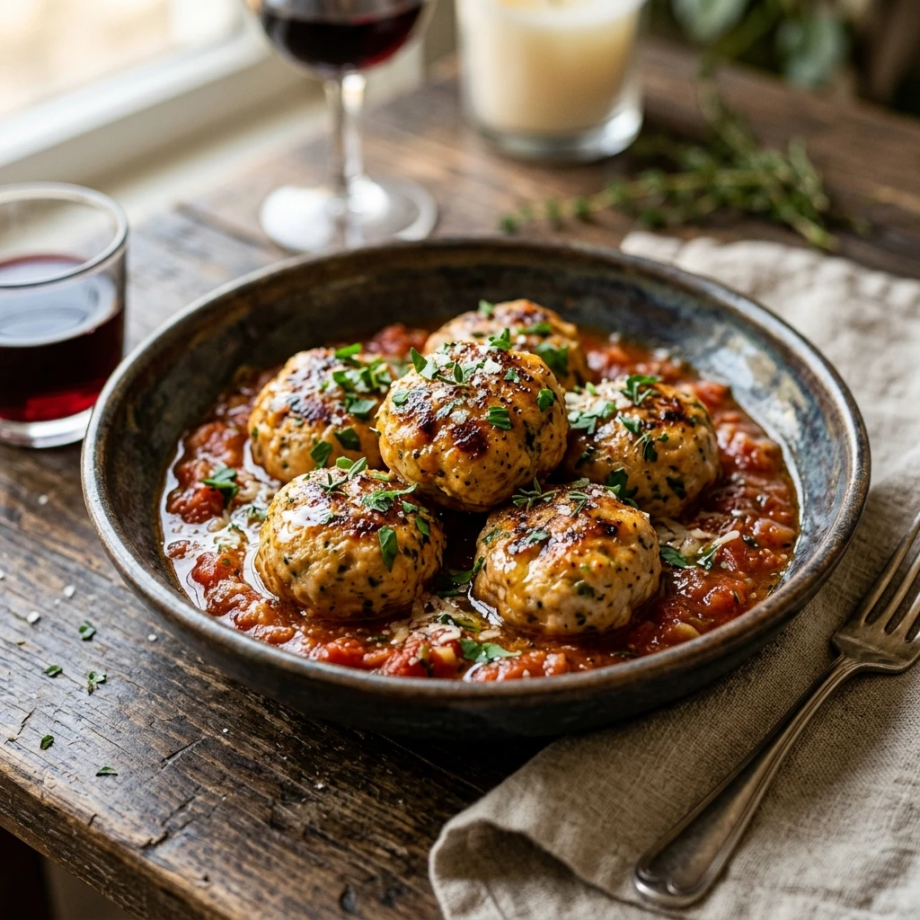 High Protein Chicken Meatballs