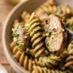 High Protein Chicken Pesto Pasta