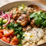 High Protein Chicken Shawarma Bowl