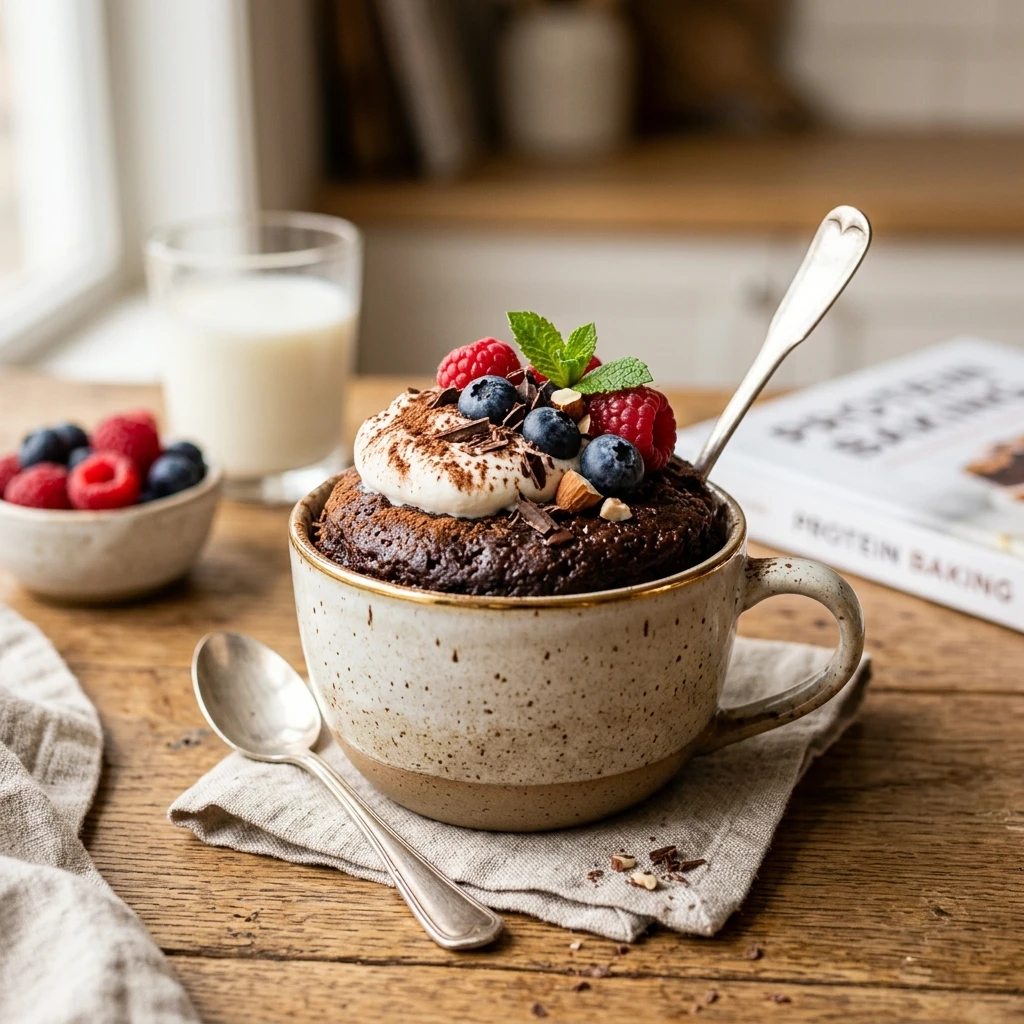 High Protein Chocolate Mug Cake