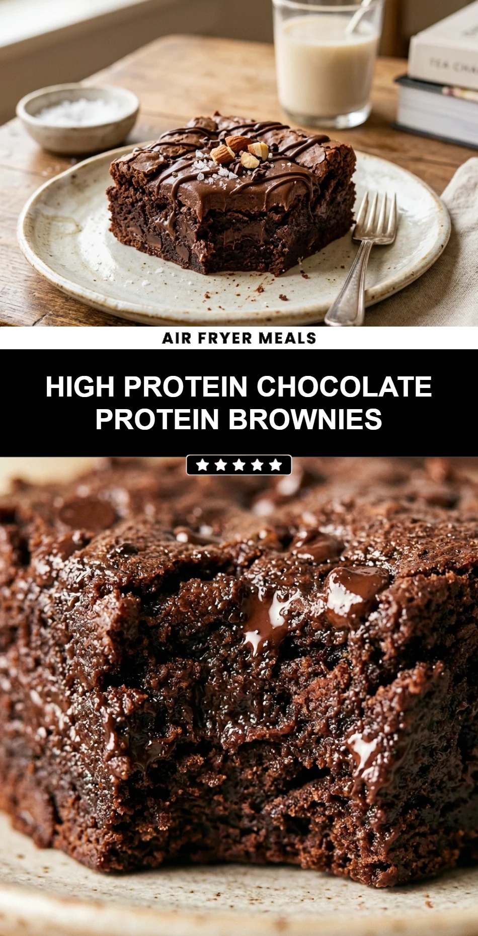 High Protein Chocolate Protein Brownies
