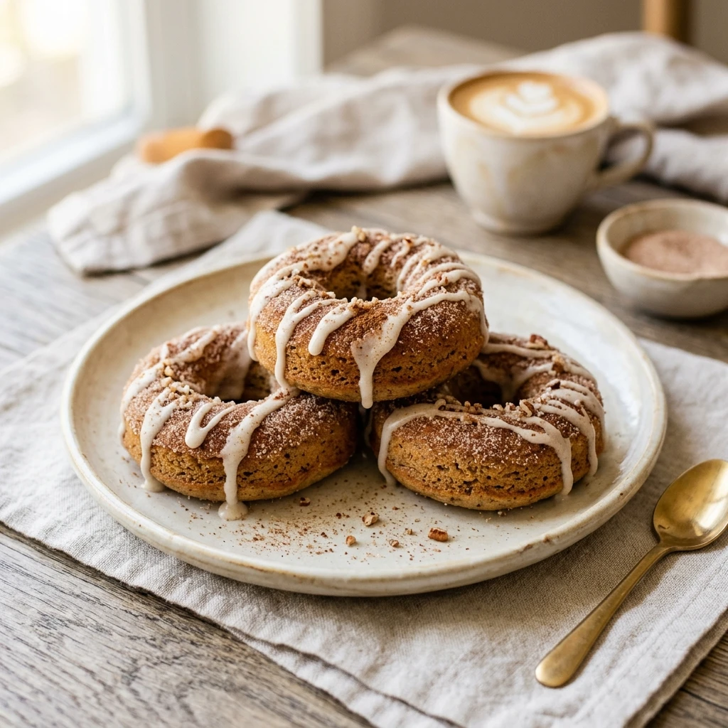 High Protein Cinnamon Protein Donuts
