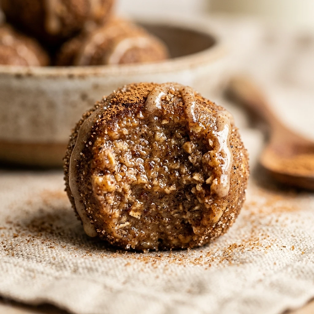 High Protein Cinnamon Roll Protein Balls