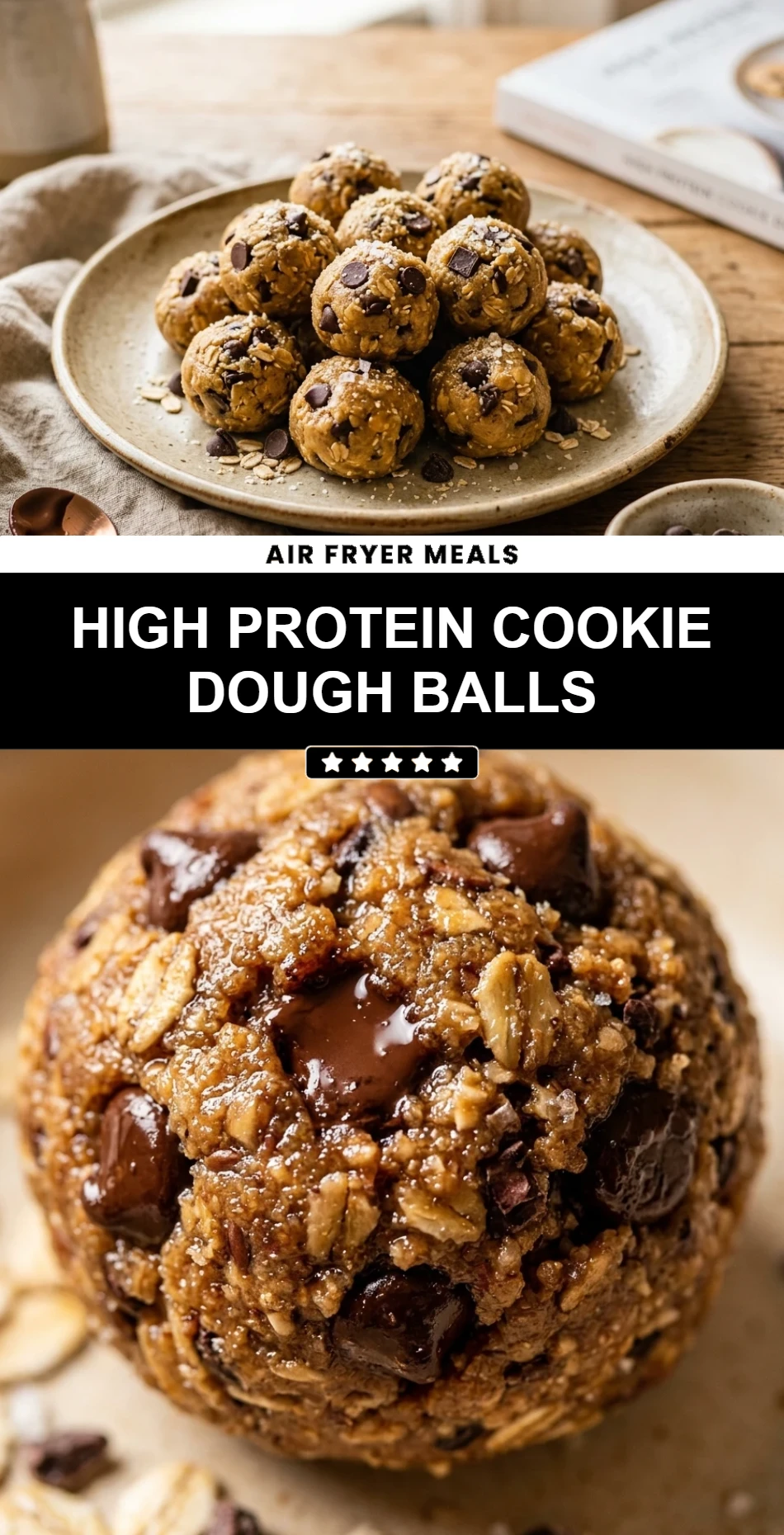 High Protein Cookie Dough Balls