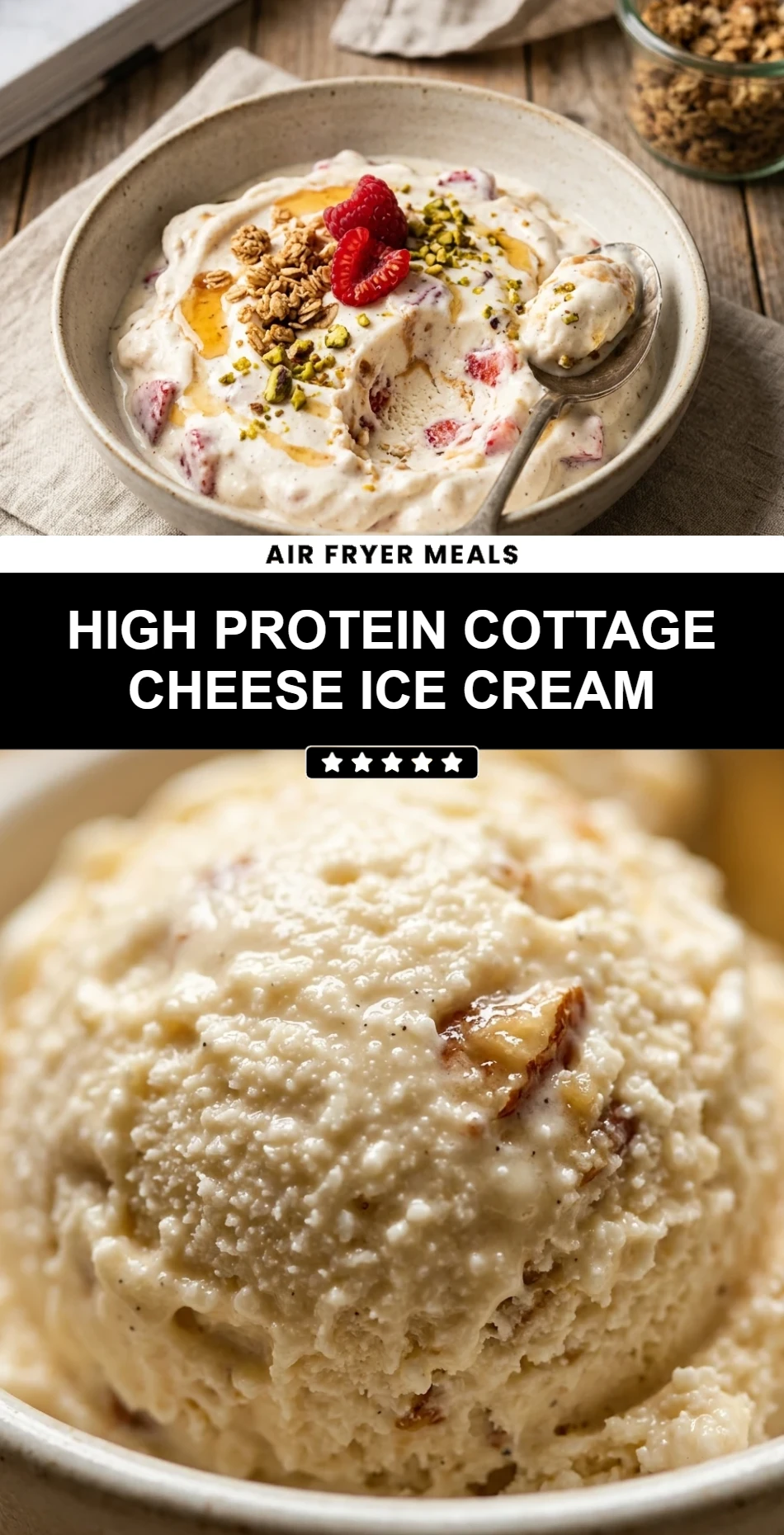 High Protein Cottage Cheese Ice Cream