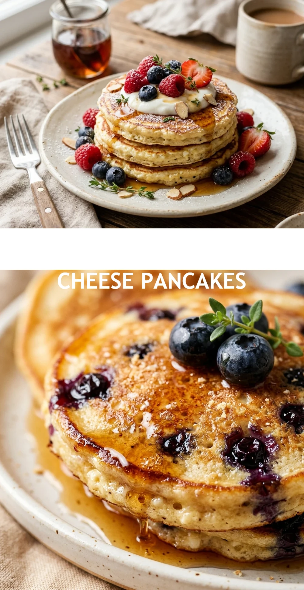High-Protein Cottage Cheese Pancakes
