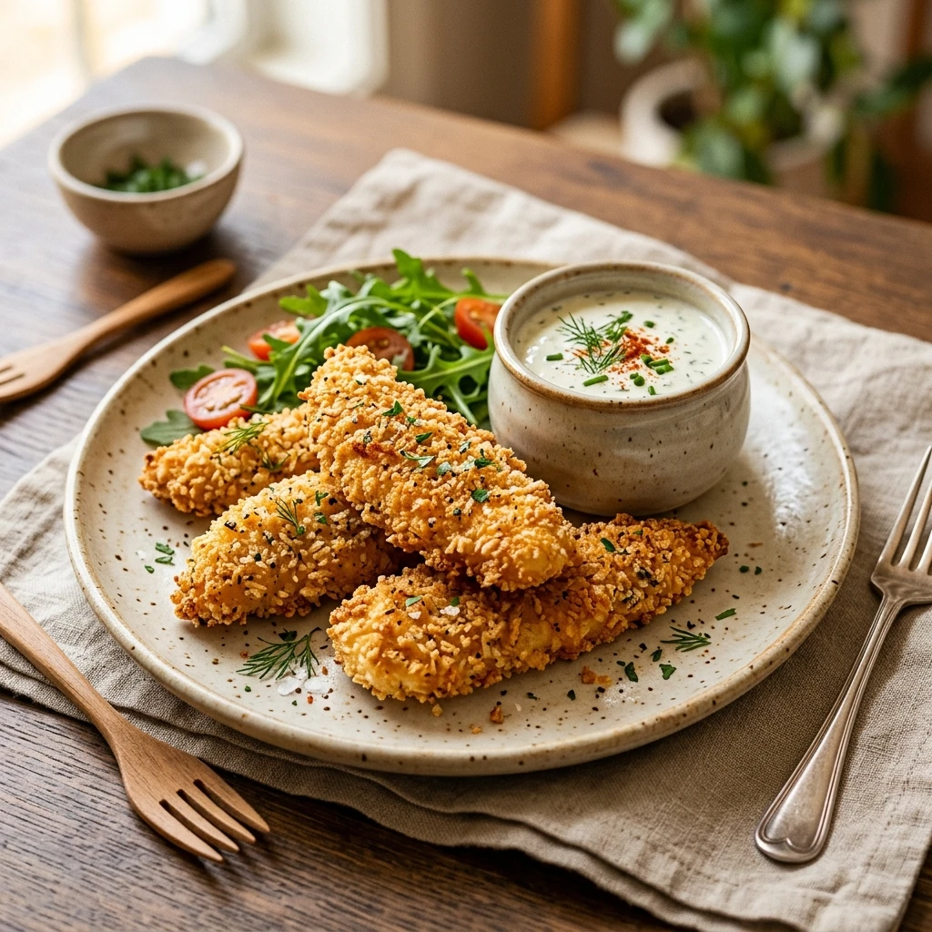 High Protein Crispy Chicken Tenders Healthy