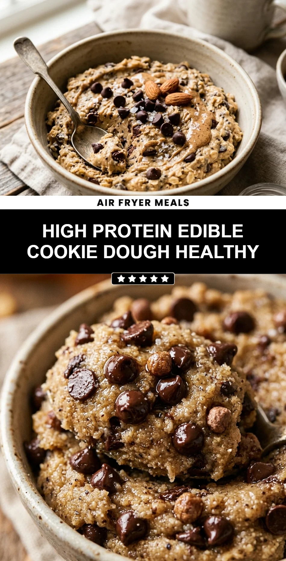 High Protein Edible Cookie Dough Healthy