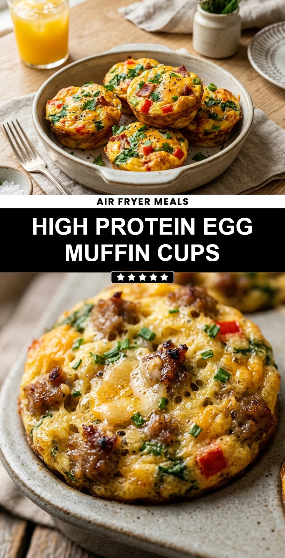 High Protein Egg Muffin Cups