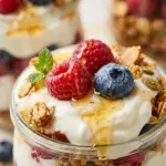 High Protein Greek Yogurt Parfait Breakfast