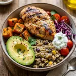 High Protein Grilled Chicken Power Bowl