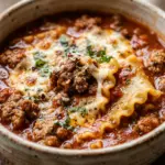 High-Protein Lasagna Soup