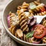 High-Protein Mediterranean Pasta Salad