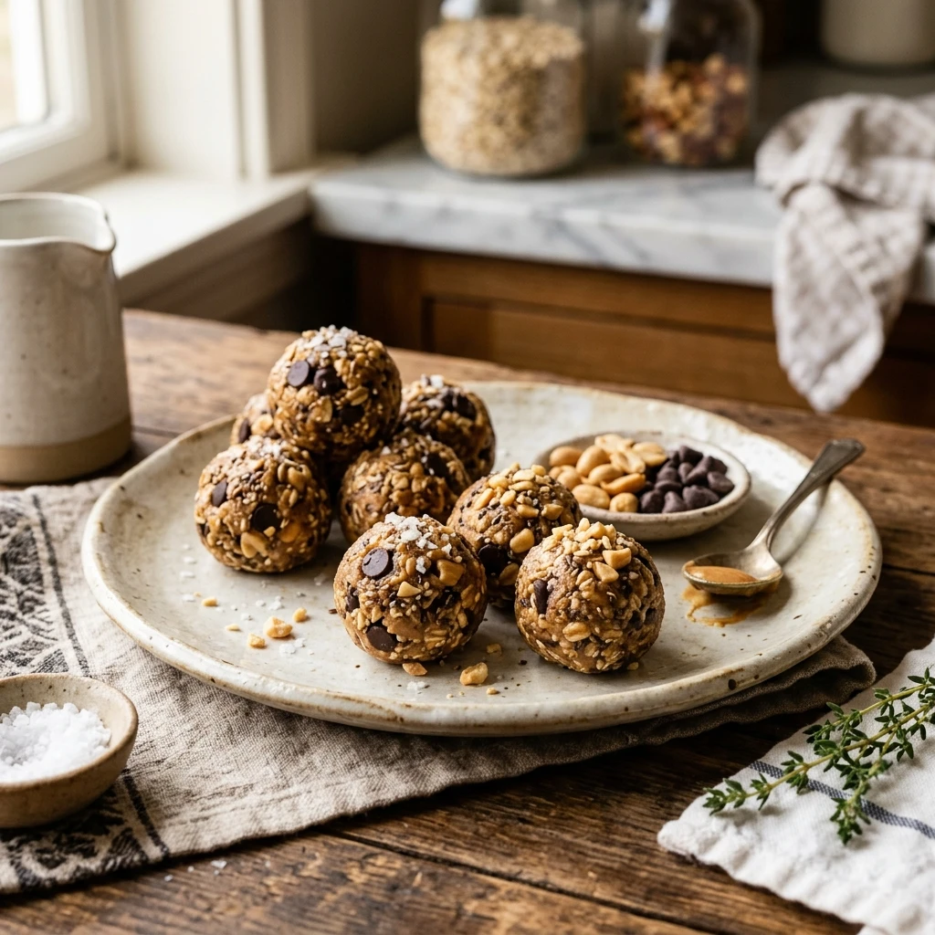 High Protein Peanut Butter Energy Balls