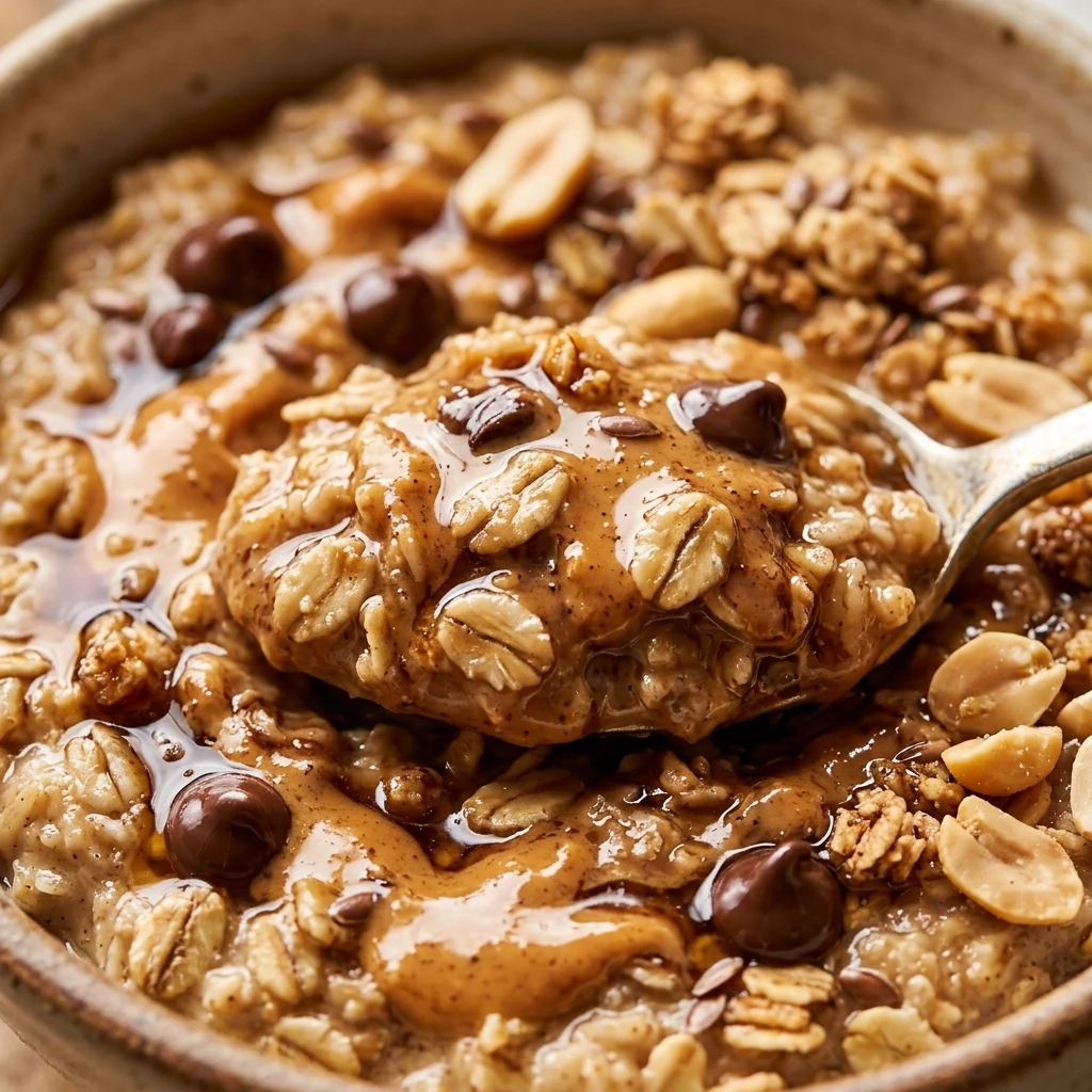 High Protein Peanut Butter Oatmeal