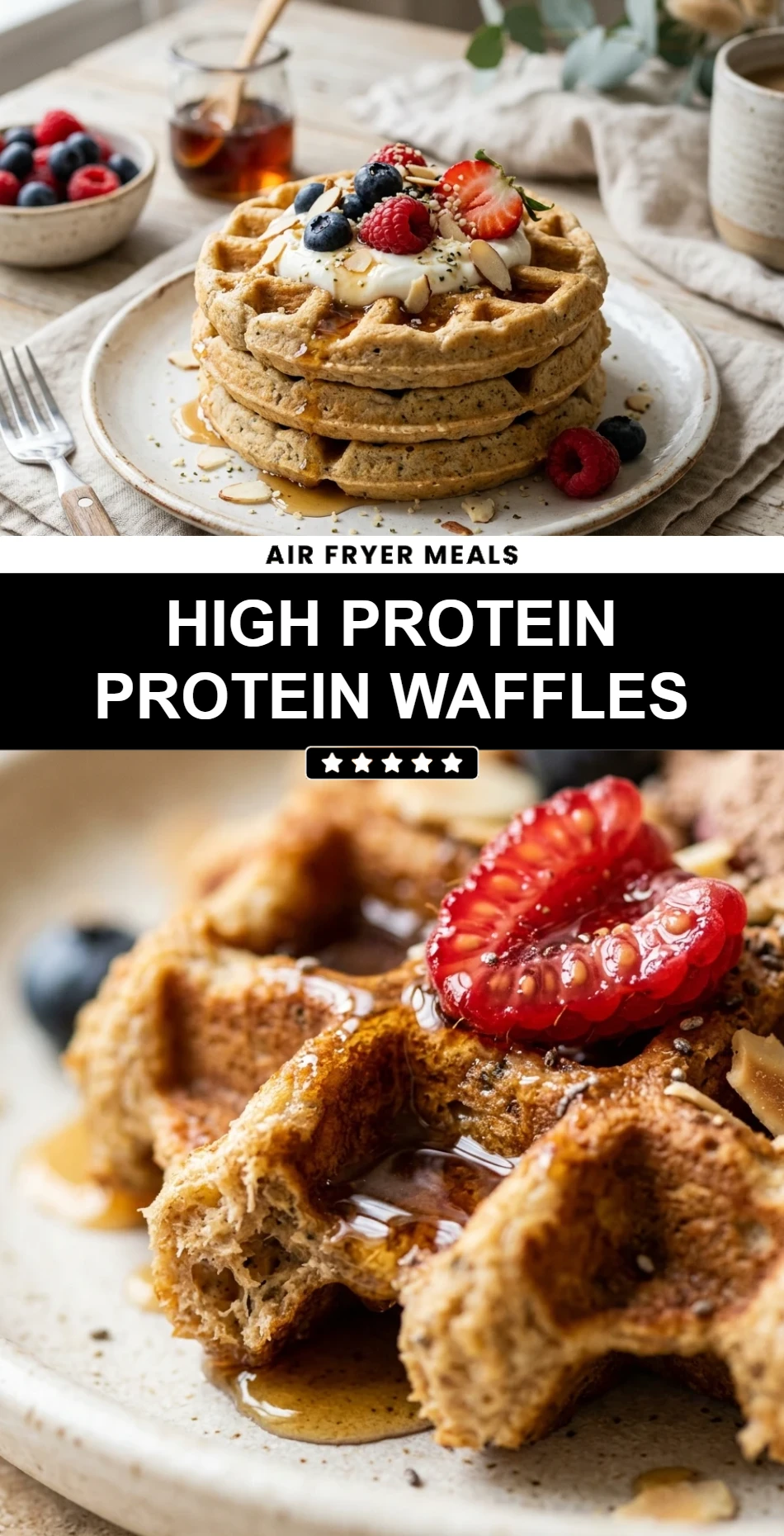 High Protein Protein Waffles