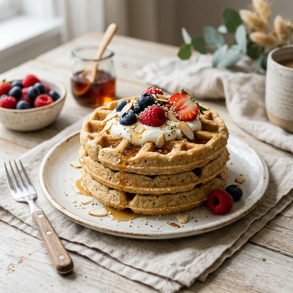 High Protein Protein Waffles