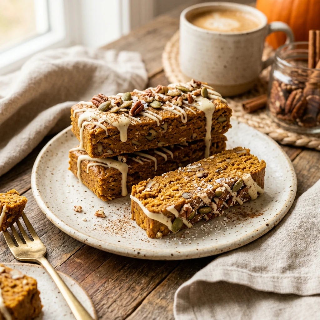 High Protein Pumpkin Spice Protein Bars