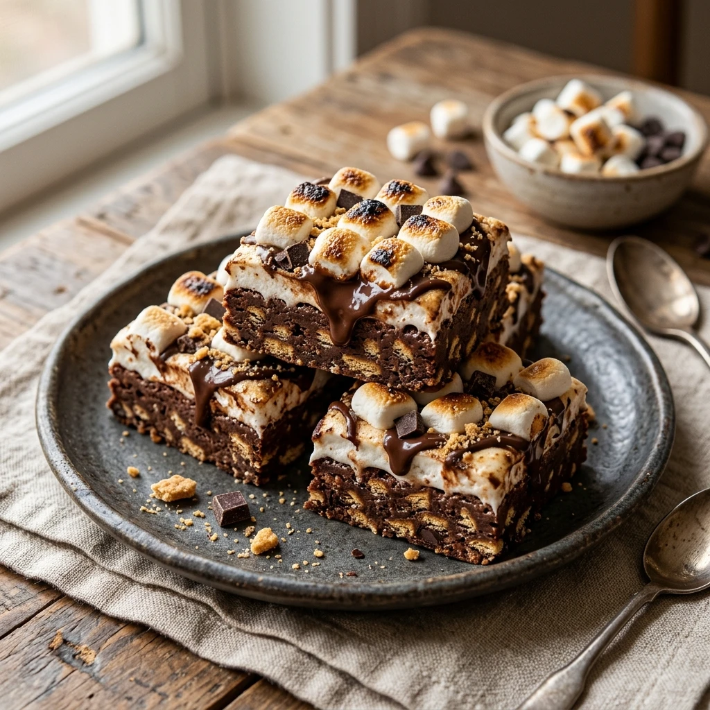 High Protein S'mores Protein Bars