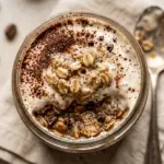 High Protein Tiramisu Overnight Oats