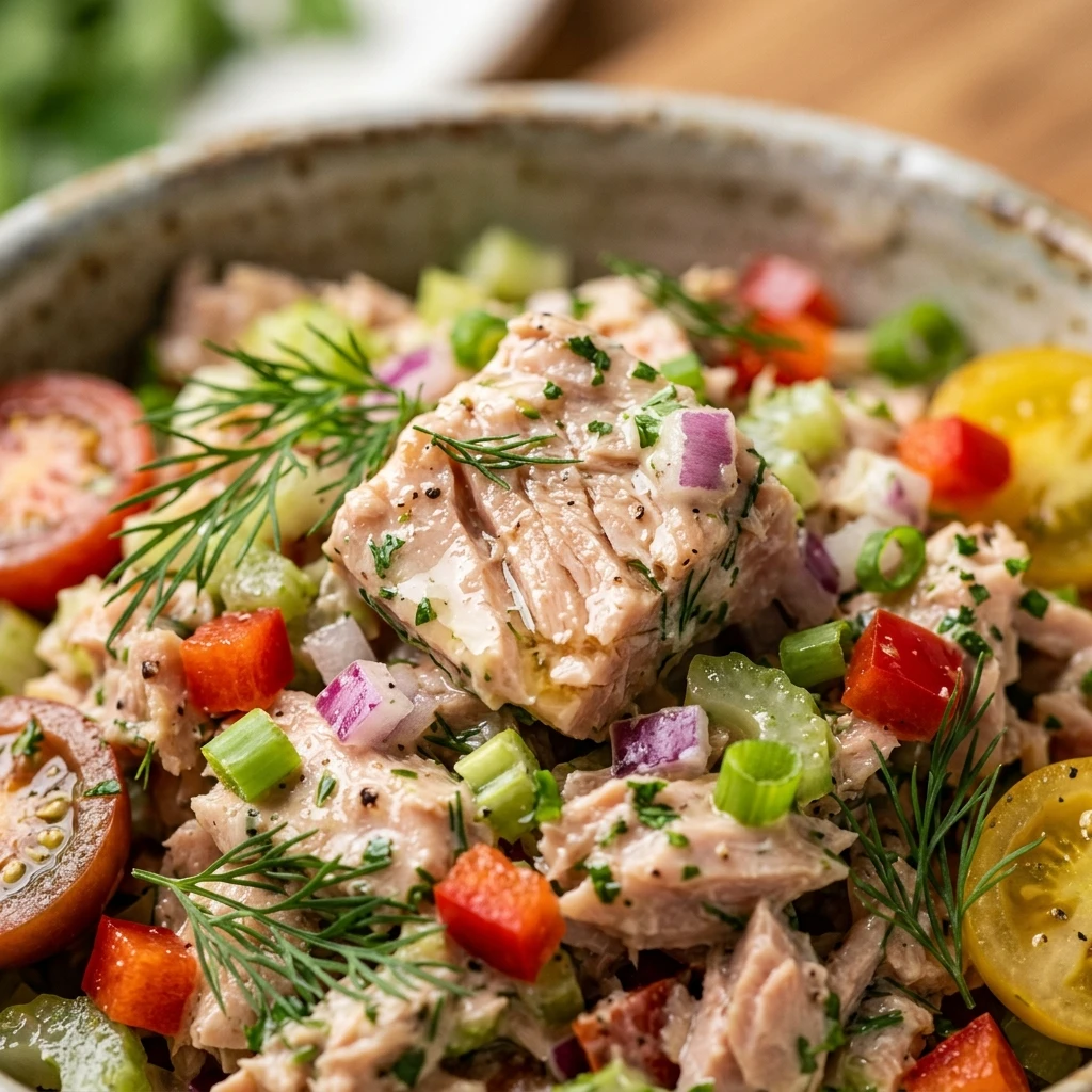 High Protein Tuna Salad Bowl