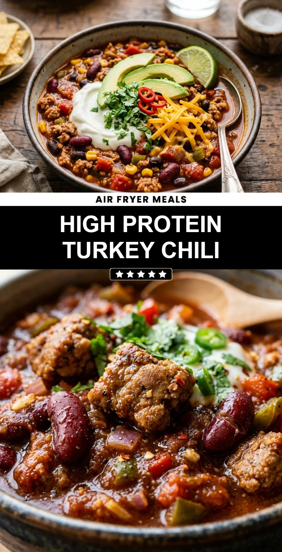 High Protein Turkey Chili