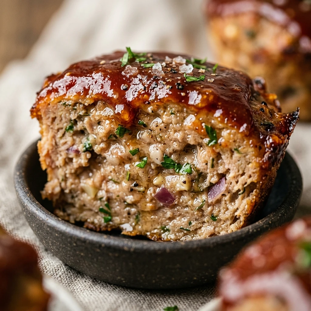 High Protein Turkey Meatloaf Muffins