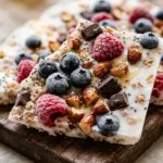 High Protein Yogurt Bark Frozen Snack