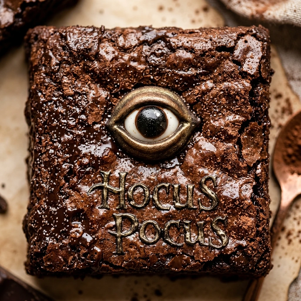 Hocus Pocus Spell Book Brownies Recipe
