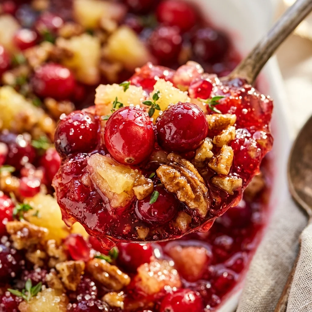 Holiday Cranberry Pineapple Salad