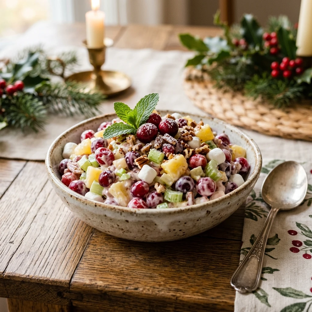 Holiday Cranberry Pineapple Salad