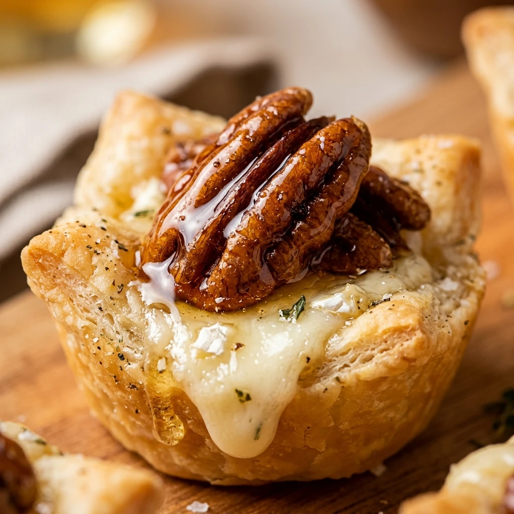 Honey Pecan Brie Bites