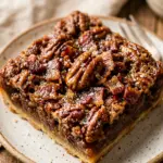 Maple Bacon Bourbon Pecan Pie Bars Recipe