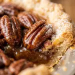 Maple Pecan Christmas Pie with Flaky Crust