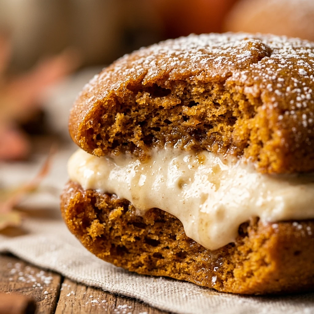 Maple Pumpkin Whoopie Pies Fall Recipe