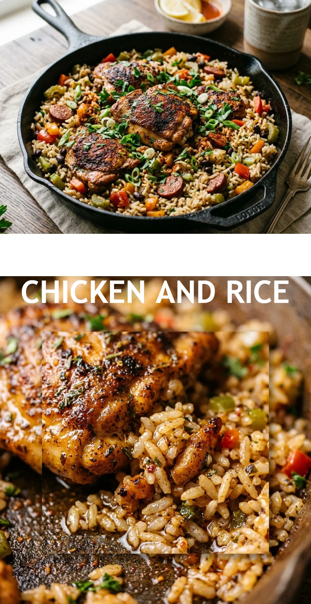 One-Pan Cajun Chicken and Rice