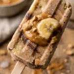 Peanut Butter Banana Protein Popsicles