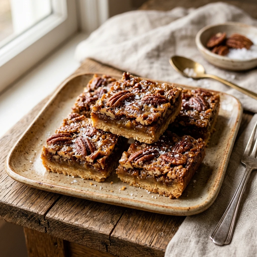 Pecan Bars With Brown Sugar